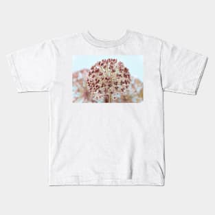 Allium karataviense   AGM  Kara Tau garlic  Seed heads Kids T-Shirt